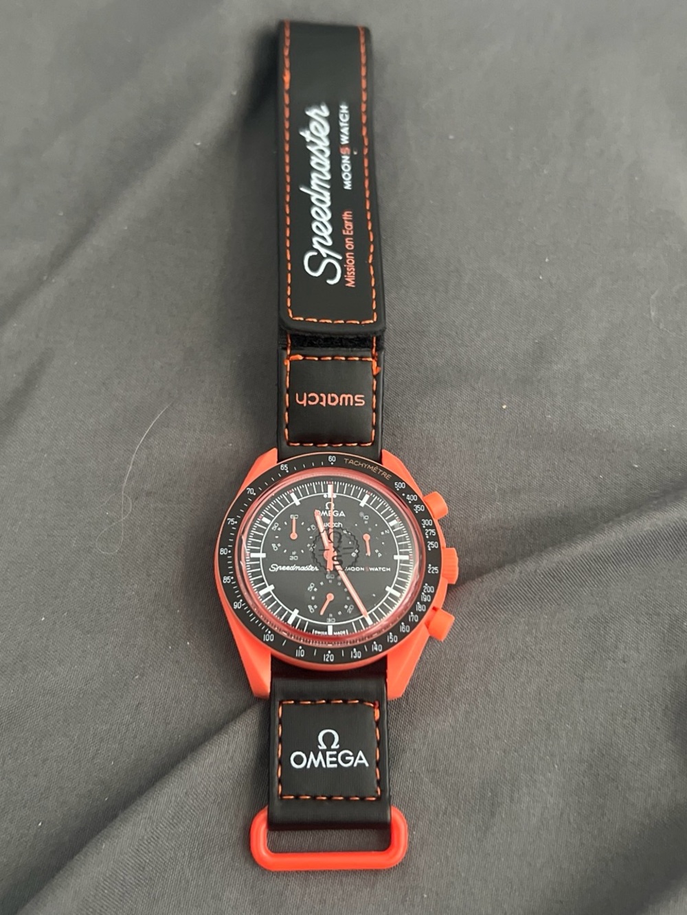 Omega Swatch Speedmaster MoonSwatch Orange Black